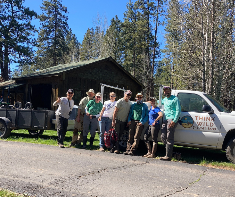 Lake creek lodge beaver planting